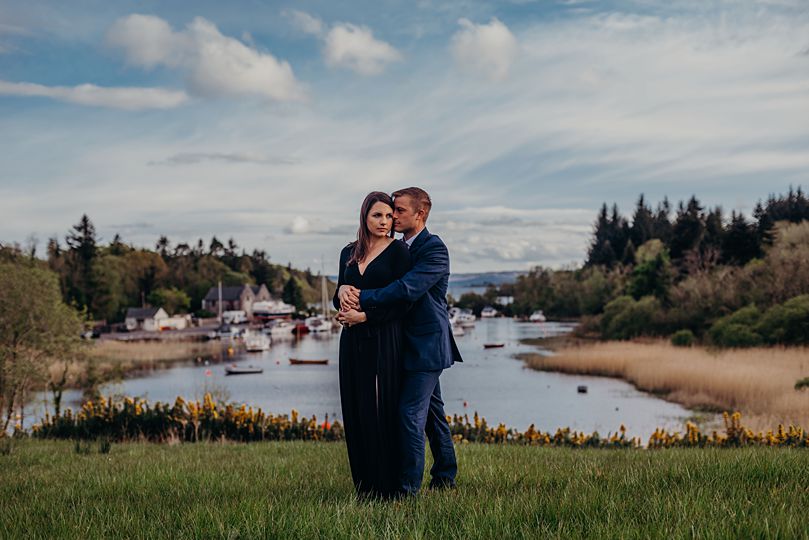 Couples travel photography in Ireland