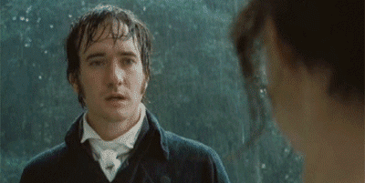 gif of Mr Darcy and Ms Elizabeth in the rain